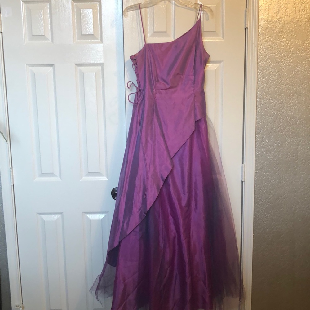 Purple/Pink Iridescent Prom Dress